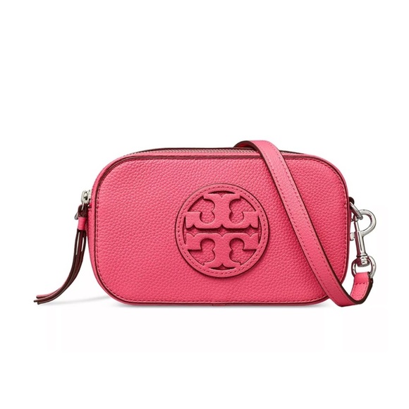 NWT , tory burch mini miller crossbody. Bag 145667 pink love - Picture 13 of 16